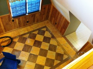 Looking from loft